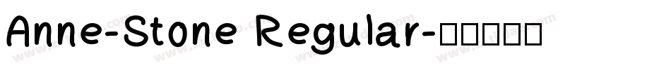 Anne-Stone Regular字体转换
